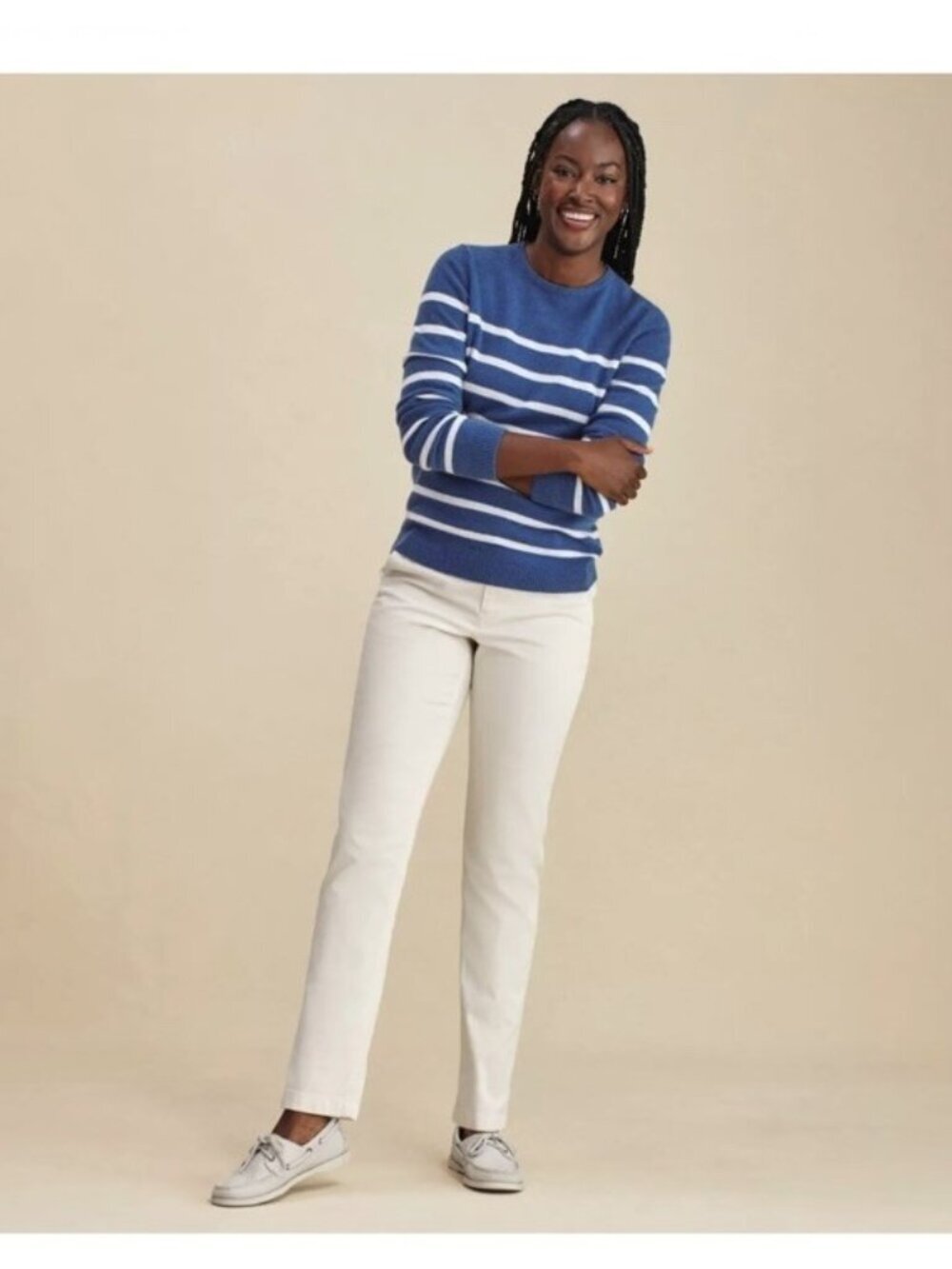 Women’s Ll Bean Women's Comfort Stretch Pants, Mid-Rise Straight-Leg Chino 12 Rg